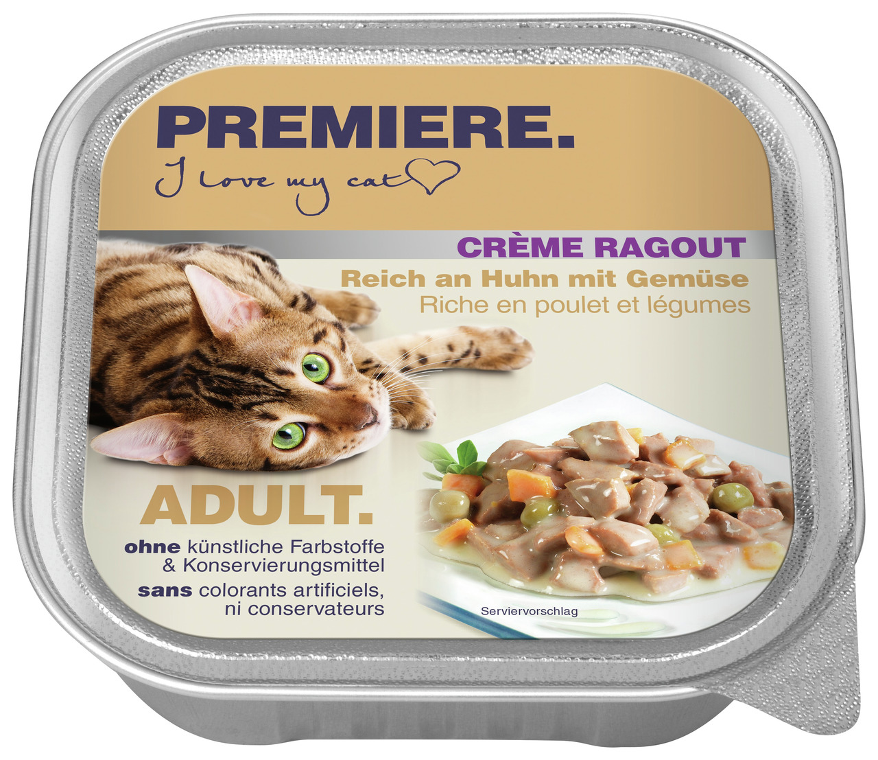 PREMIERE Ragout Adult Huhn mit Gemüse 100 g