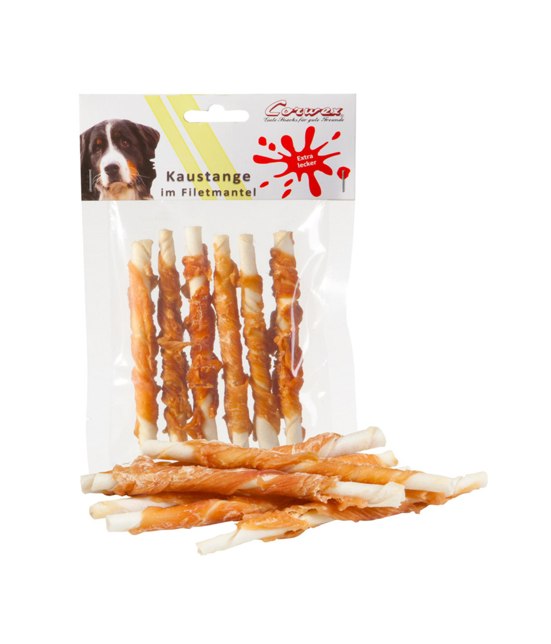 Corwex Kaustange im Filetmantel Hunde Snack 200 g