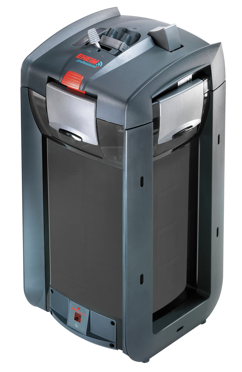 EHEIM professionel 3 Außenfilter, für Süß-/Meerwasseraquarien, mit Temp.-Anzeige, dunkelgrau, für Aquarienbesitzer.