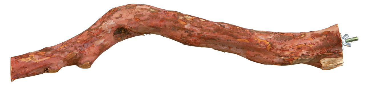 TRIXIE Sitzast für kleine/mittelgr. Vögel, robustes Holz, nat. Struktur für gesunde Krallen, Schraubbefestigung, leicht montierbar.