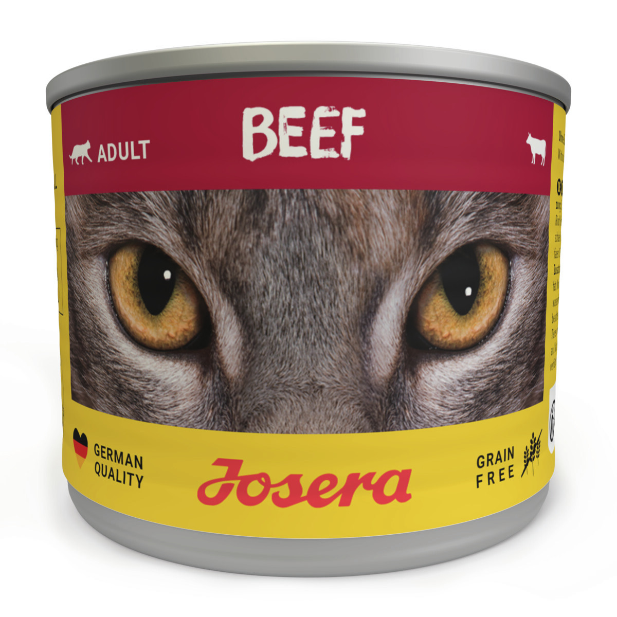 Josera Katzenfutter Adult, Rind, getreidefrei, "German Quality", 400g, für ausgewachsene Katzen.