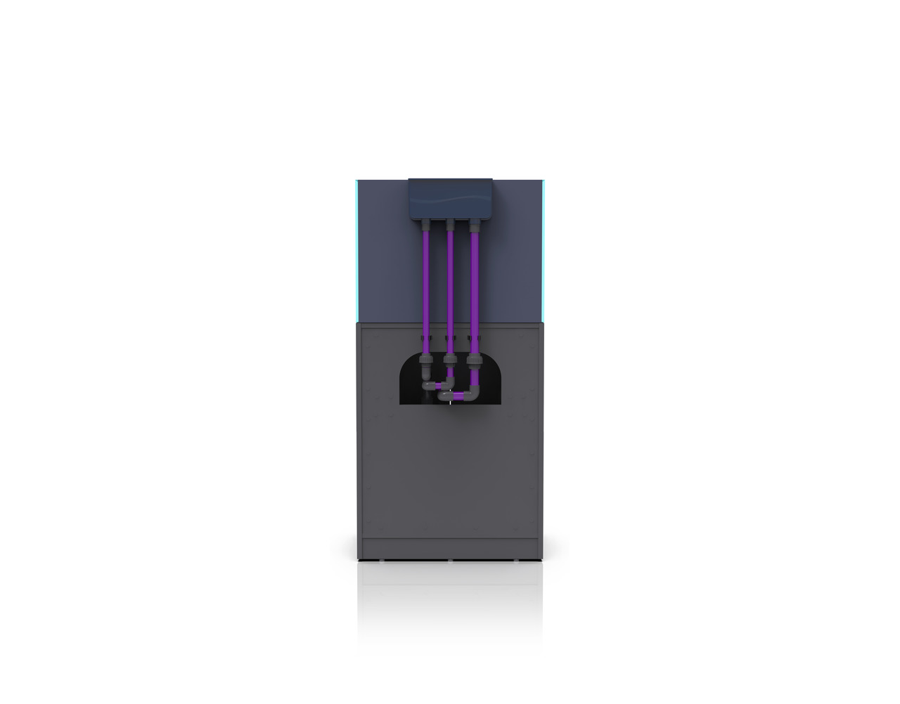 Nyos® REEFER DOSER: Präzises Dosiersystem für Aquarien, ideal für Aquaristik-Fans. Exakte Dosierung von Nährstoffen, 4 Schläuche.