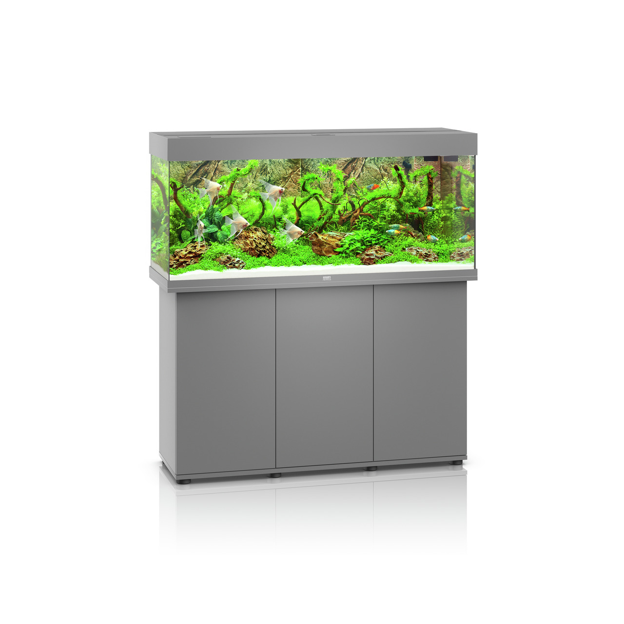 JUWEL Rio 240 LED Aquarium mit Unterschrank grau