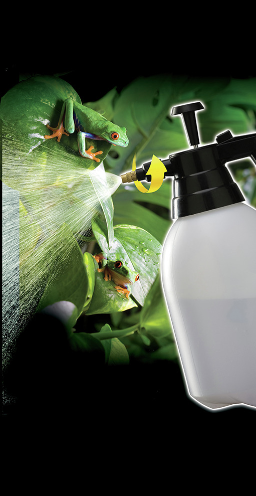 Exo Terra Mister, Drucksprüher für Terrarienpflege, Zielgruppe: Reptilienhalter, sorgt für optimale Luftfeuchte.