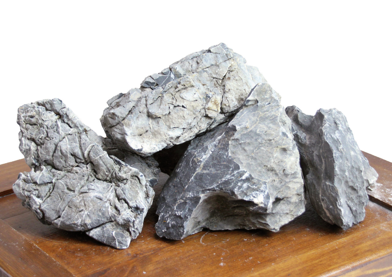 Amtra Scenery Rocks, für Aquarienliebhaber, natürliche Optik, ideal für Aquarienlandschaften, graue Steine, unregelmäßige Form.