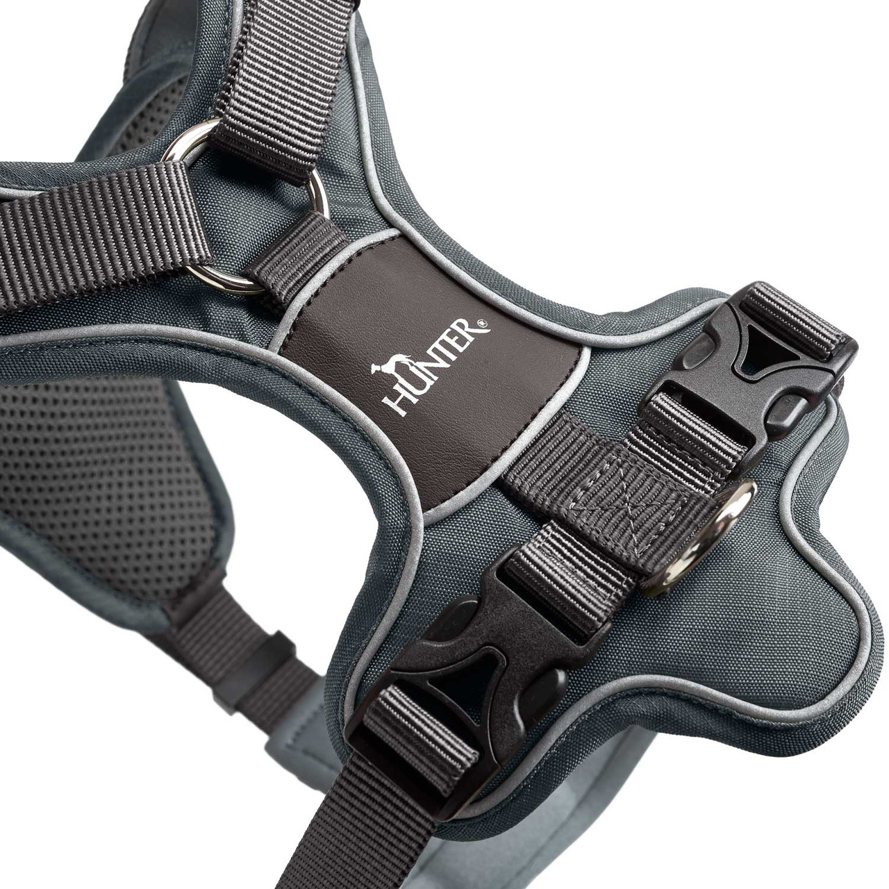 HUNTER Geschirr Divo L-XL grau/grau