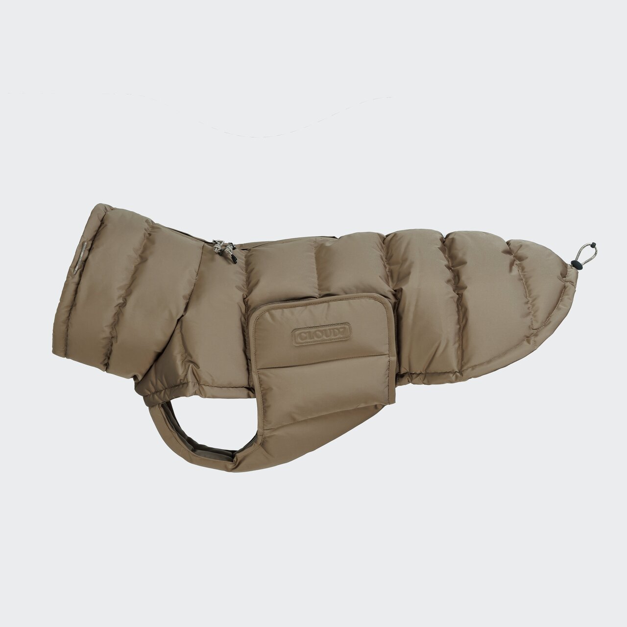 Hundemantel Cloud7 Brooklyn, braun, für kl.-gr. Hunde, wasserabweisend, mit Tasche, ideal f. kalte Wintertage.