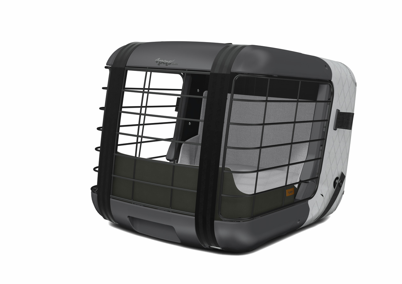 4Pets Hundetransportbox Cool Grey