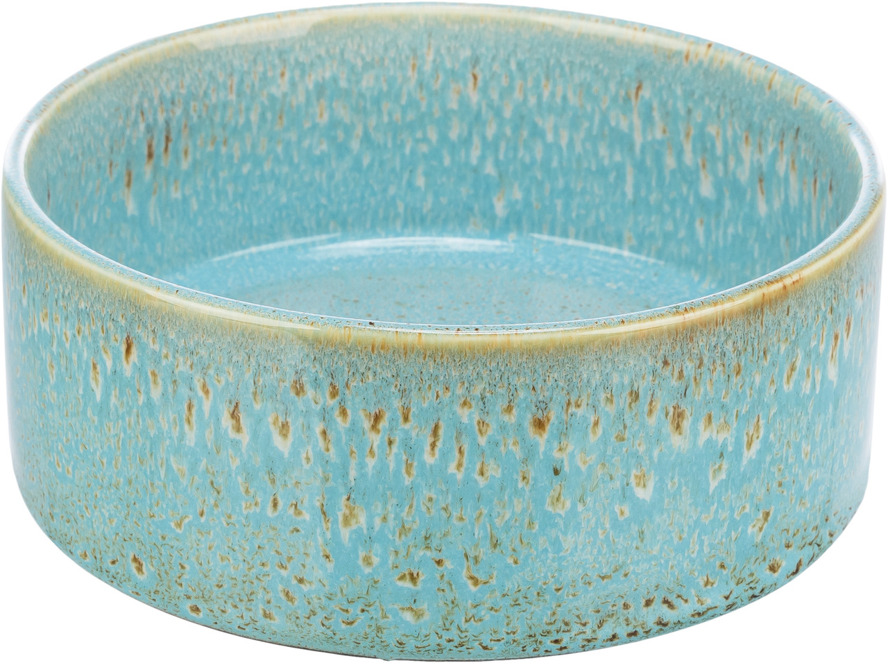 Trixie Keramiknapf mit Musterung Hunde Zubehör 900 ml blau