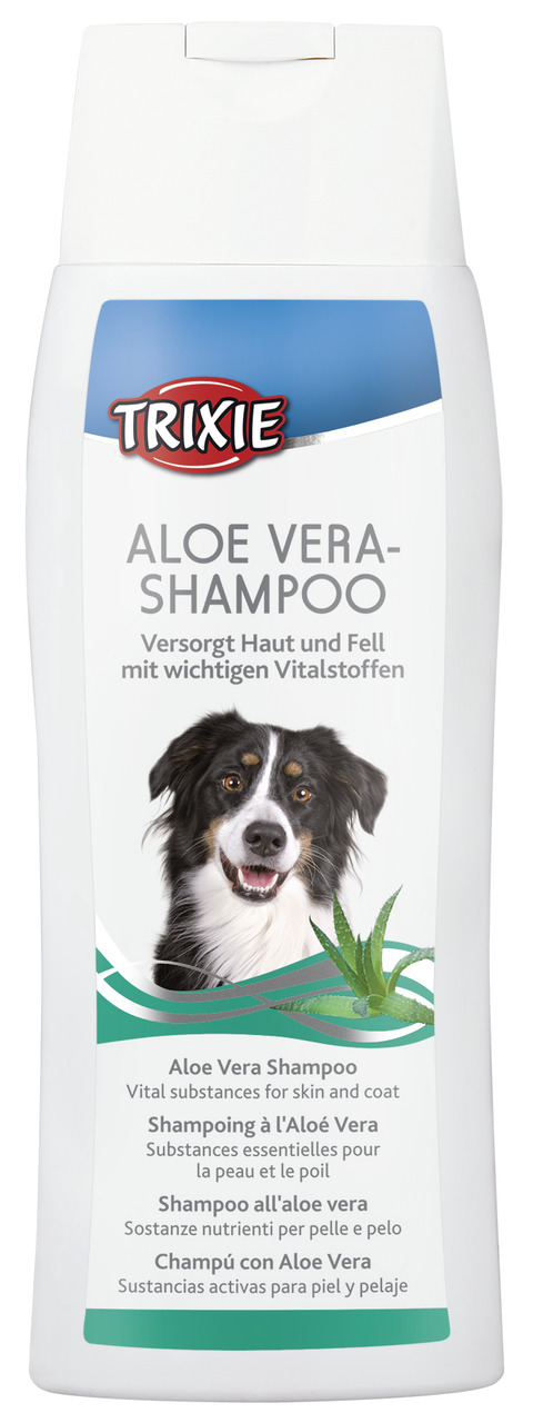 TRIXIE Aloe Vera Shampoo für Hunde, 250 ml: Pflegt Haut & Fell mit Vitalstoffen.