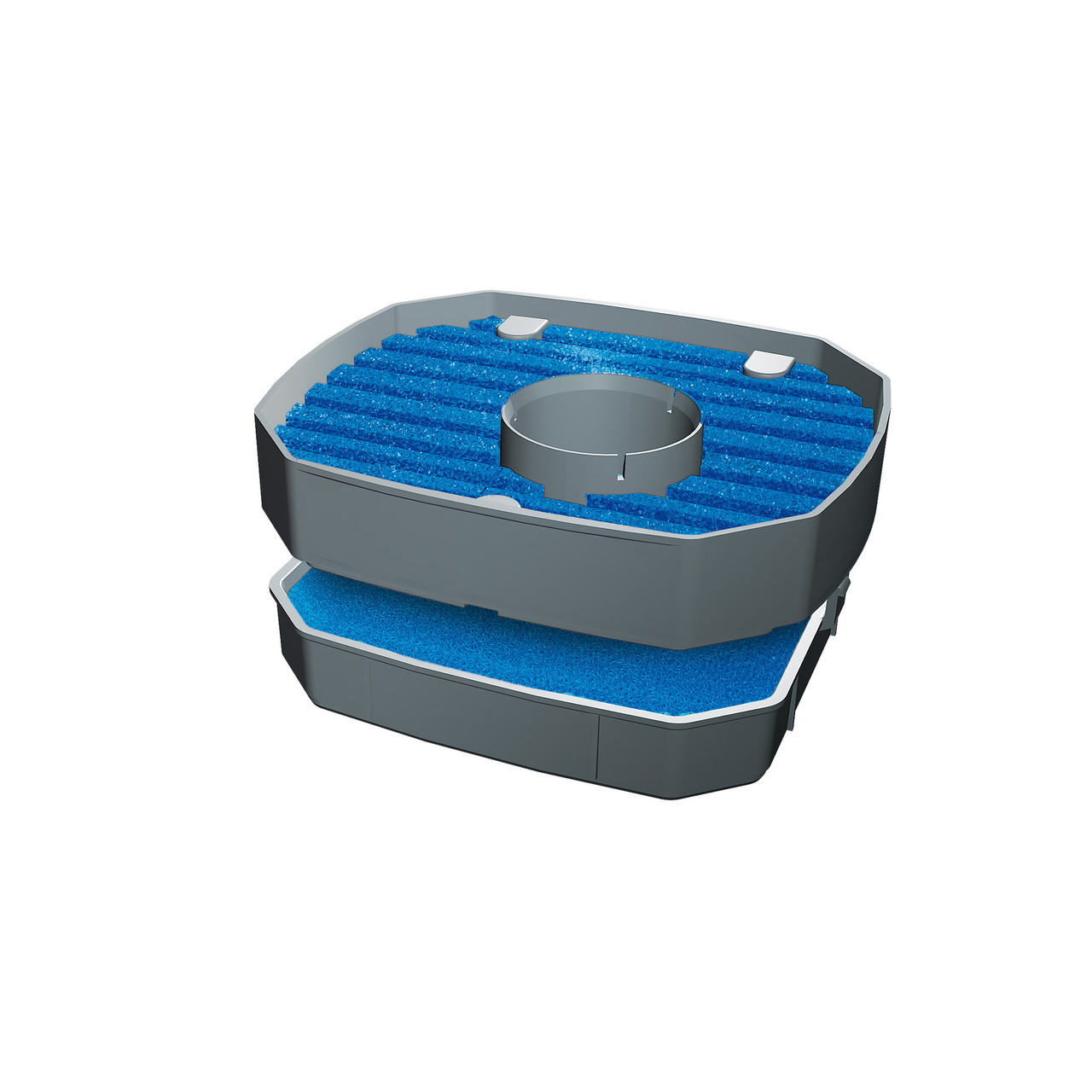JBL CristalProfi e 1502-1902 Filtermodul, Ersatzteil für Außenfilter, für Aquarien, effektive Filterung, 2 Rahmen mit Filterschaum.