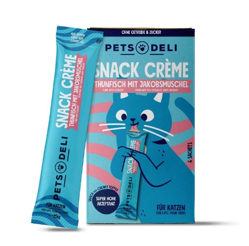 Pets Deli Cremesnack Thunfisch 90 Gramm Katzensnack