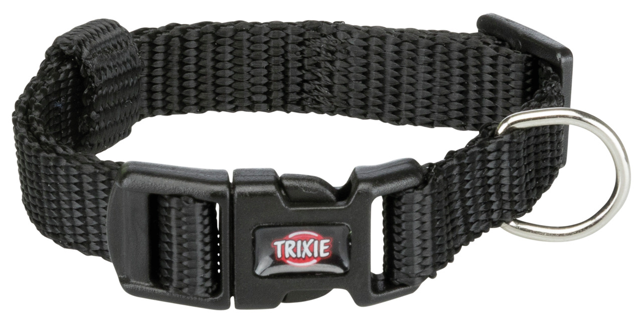 TRIXIE Premium Halsband XXS–XS 15–25/10 schwarz