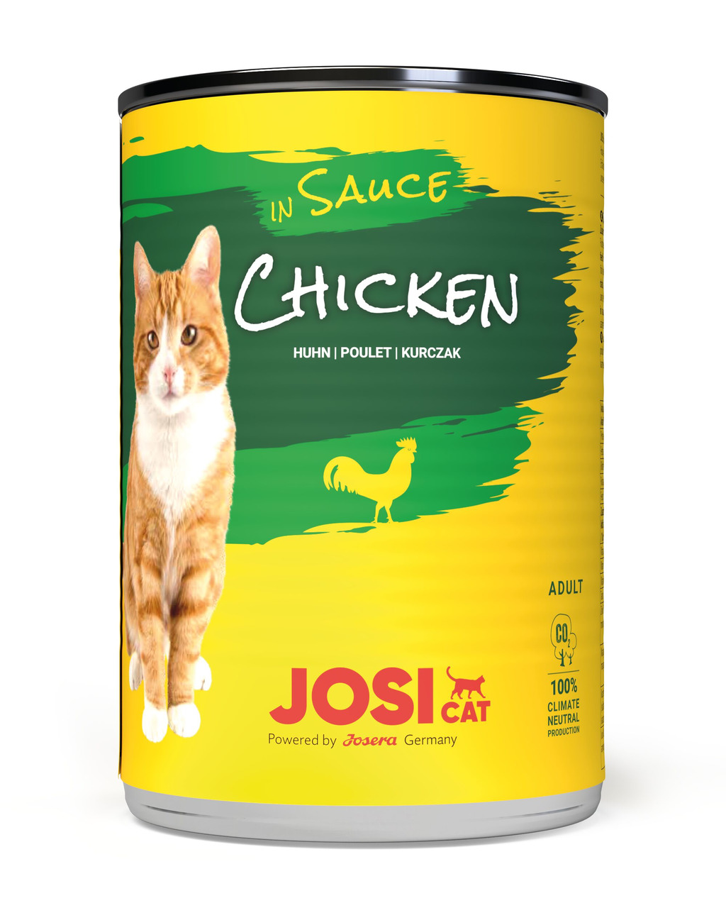 Josera JosiCat Chicken in Sauce, Katzenfutter für Adult-Katzen, Geschmacksrichtung Huhn, ohne Mengenangabe.