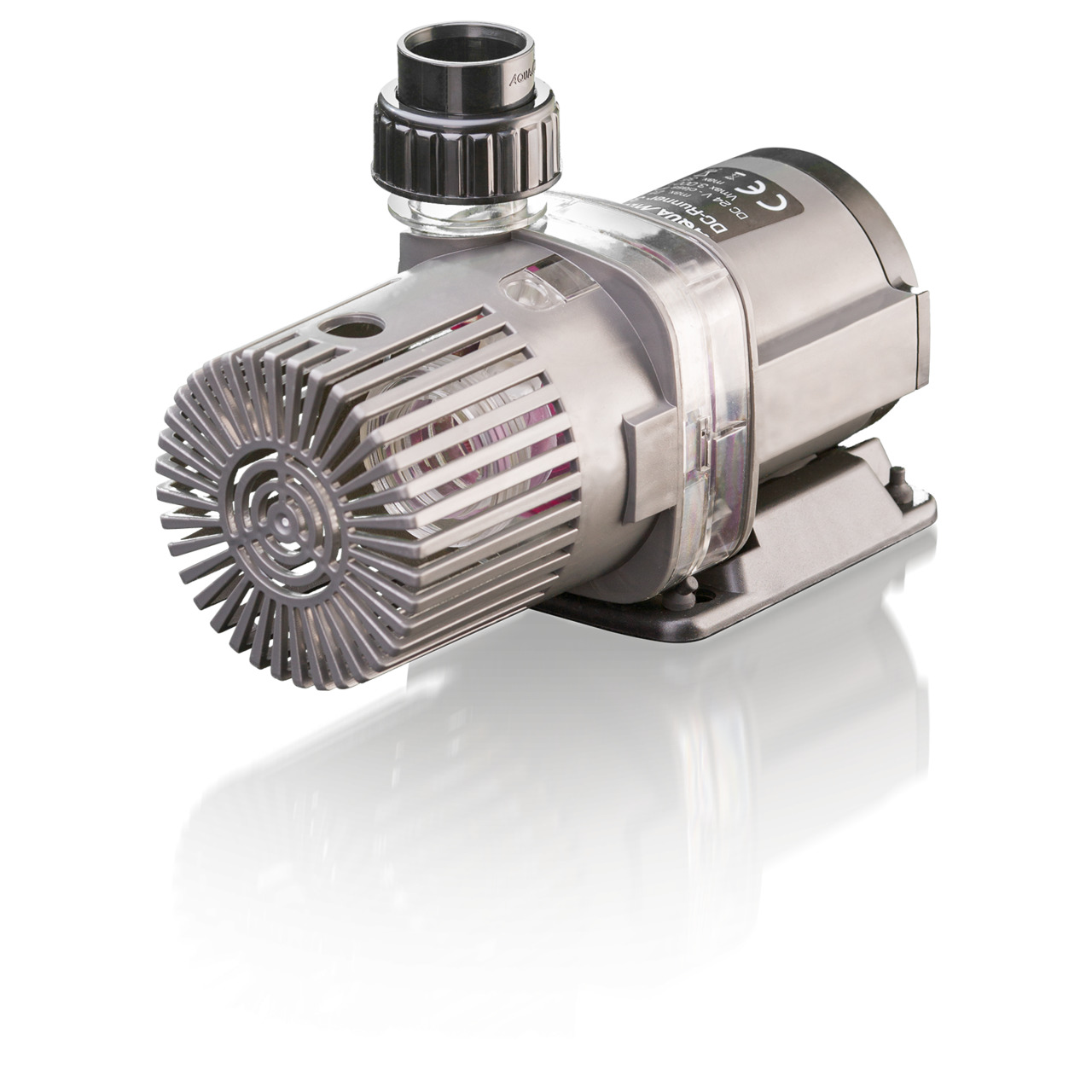 Aqua Medic DC Runner 3.2: Förderpumpe für Süß-/Meerwasseraquarien, leise, energieeffizient, silbern, modernes Design, robust, zuverlässig.