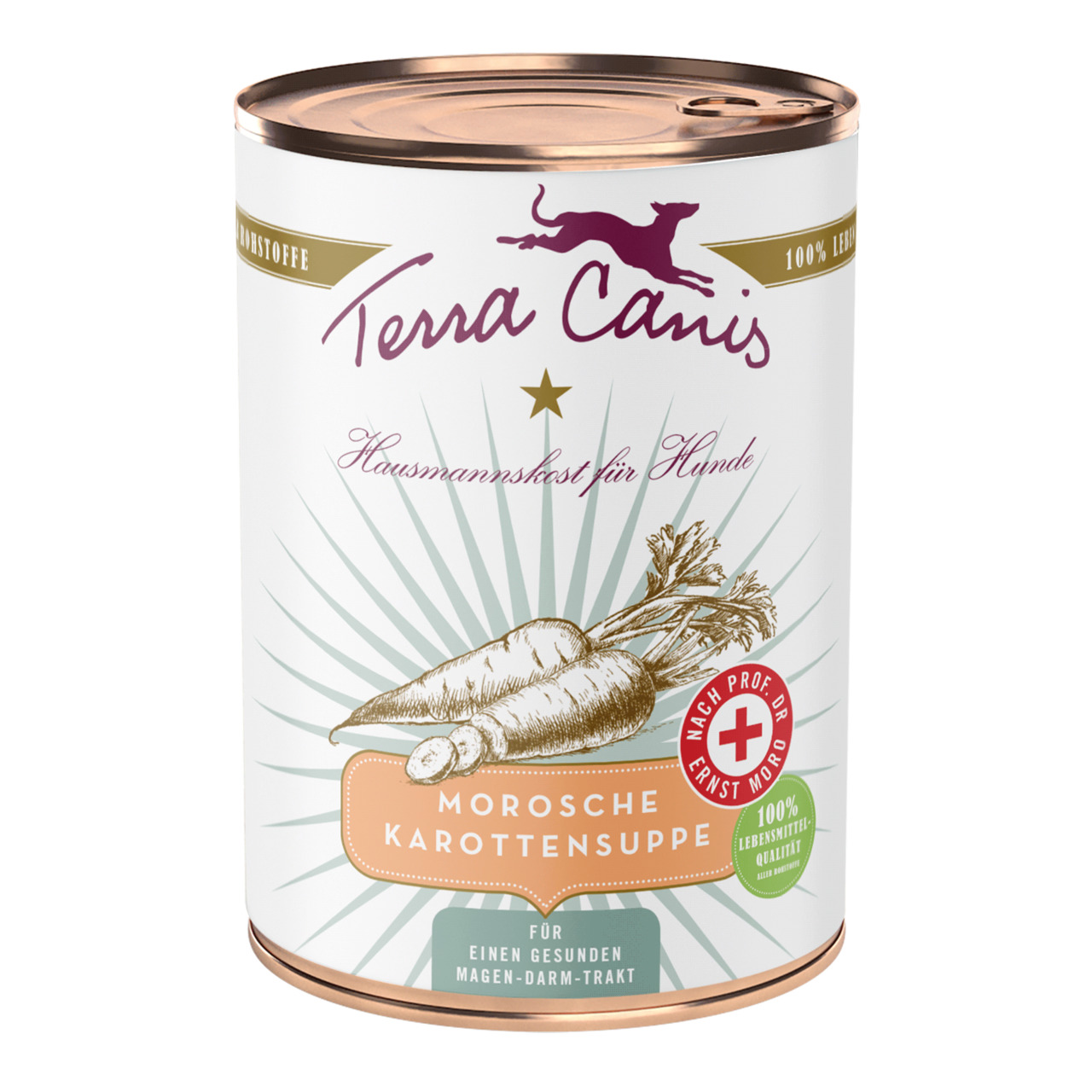 Terra Canis Hausmannskost f. Hunde, Morosche Karottensuppe, Karotte, 100 % lebensmitteltauglich, gesunder Magen-Darm-Trakt.