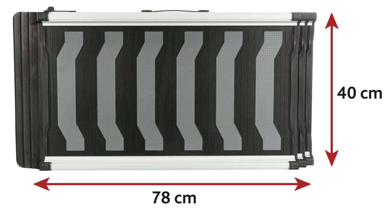 TRIXIE Hunderampe, für Hunde, 78x40 cm, klappbar, rutschfest, Kunststoff, ideal für ältere/verletzte Hunde, sicher bei Höhen.