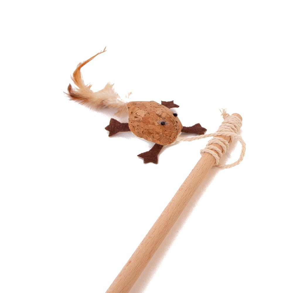 Great & Small Cat Dangler Cork Frog Cat Toy