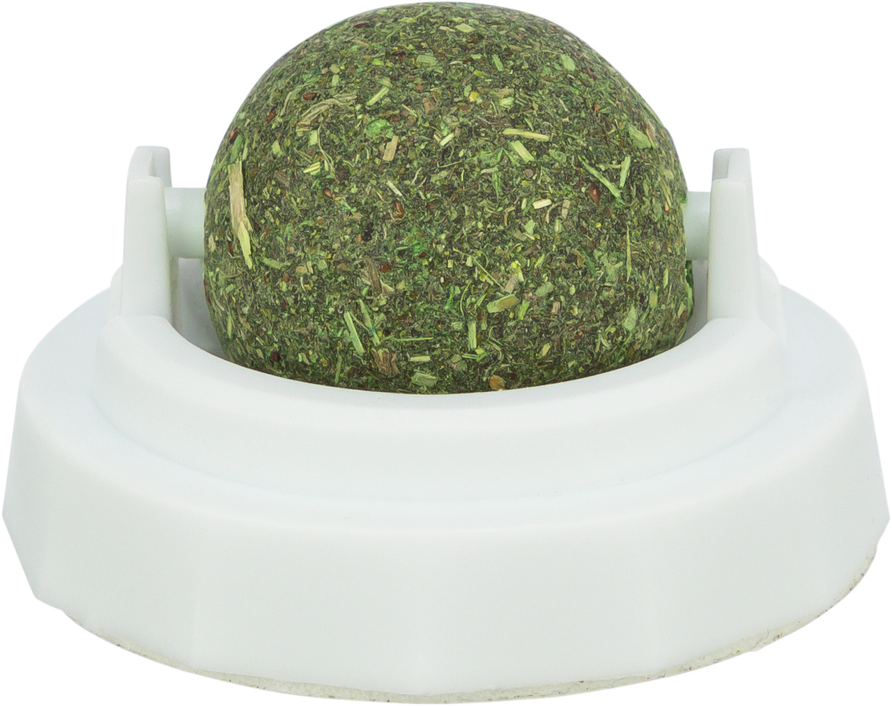 TRIXIE Kräuter-Knabberball, 120 g, für Kaninchen & Meerschweinchen, grüne Kräuter, Beschäftigung & Nahrungsergänzung.