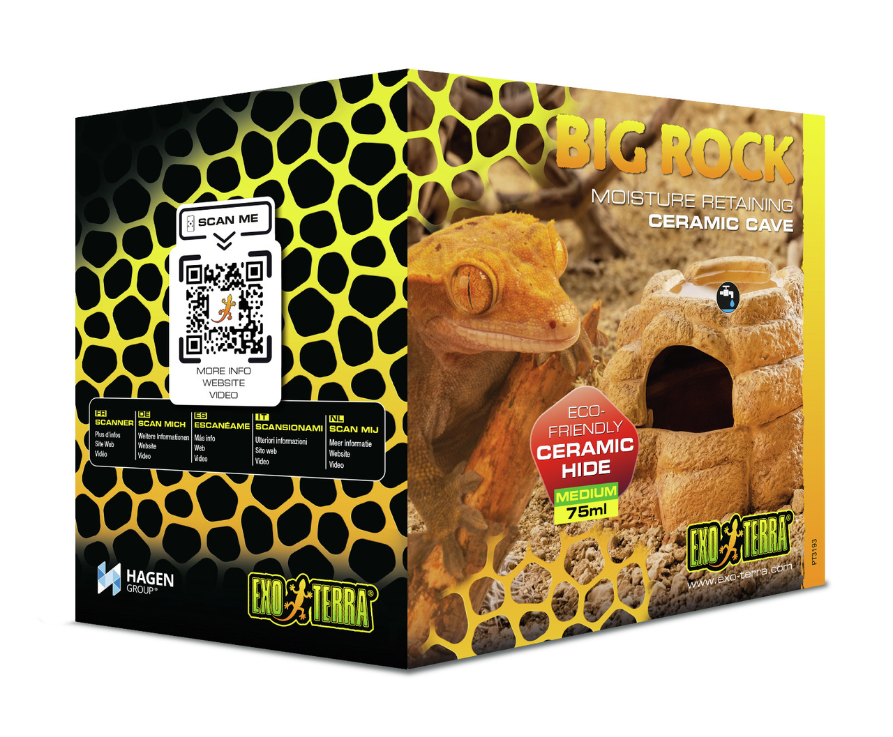 Exo Terra Big Rock Keramikhöhle, 75 ml, für Reptilien