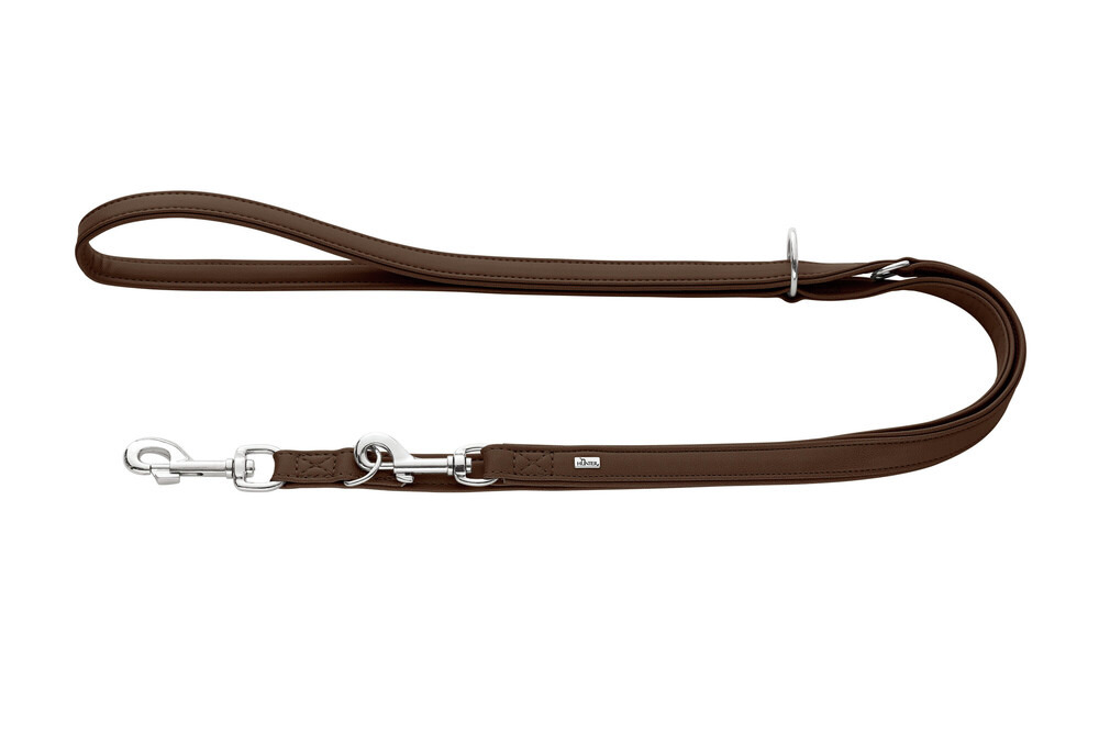 HUNTER Verstellbare Führleine Amalfi 20/200 schokobraun